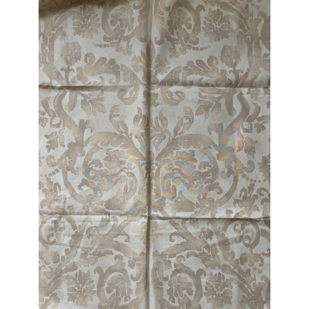 Schumacher "Antique Damask" fabric vintage swatch 2 yards and 25” light weight